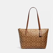 蔻馳（COACH）奢侈品TOTE女包單肩拉鏈托特包4455【品牌授權(quán)】送女友老婆禮物