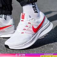 耐克（NIKE）男鞋 2025新款夏季運動(dòng)鞋輕便舒適緩震耐磨日常跑步鞋男 白色紅勾-109 42