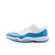 耐克（NIKE）aj11減震室內(nèi)籃球鞋情侶喬11男女低幫羽毛球跑步運動鞋潮 AJ11-低幫北卡藍 45