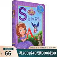 蘇菲亞公主 Sofia the First S Is for Sofia 英文原版 大開(kāi)本紙板翻翻書(shū) 綠山墻 100個(gè)單詞詞匯 字母學(xué)習 兒童啟蒙繪本