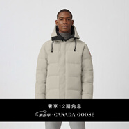 加拿大鵝（Canada Goose）MacMillan 男士派克大衣戶外休閑外套大鵝羽絨服 3804M 432 石灰色 L