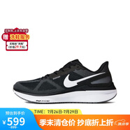 耐克NIKE跑步鞋龍年男透氣STRUCTURE 25運動鞋DJ7883-002黑白39