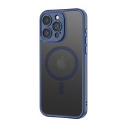 洛克（Rock）Rock適用蘋果15ProMax手機殼新款iPhone15Promax防摔15pro磨砂親 帶磁吸藍色 iPhone 15
