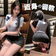 霏慕情趣內(nèi)衣女性感開檔免脫sm連體衣學(xué)生空姐JK制服誘惑夫妻房事挑逗 教官【可拆卸領(lǐng)結(jié)+上衣+裙子+T褲】要乖乖哦