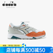 迪亞多納（Diadora）/迪亞多納男子復(fù)古休閑鞋緩震透氣慢跑鞋 N9002 灰_紅_白C3134 41
