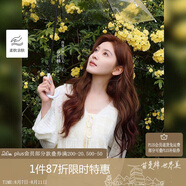 茵曼（INMAN）歐若風(fēng)鏤空薄針織短袖T恤女裝2025年夏季新款開衫上衣 杏色 XL
