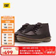 CAT卡特工裝靴男士馬丁靴防滑厚底戶外英倫風(fēng)牛皮靴子P725410N3EDC17 深褐 40