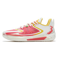 361°男鞋運動(dòng)鞋2025年夏季新款361度男籃球訓練鞋 羽毛白/落日珊瑚色 42.5
