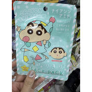 優(yōu)選現貨日本蠟筆小新限定卡通圖案臉譜面膜保濕滋潤收縮毛孔 睡衣小新