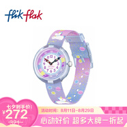 斯沃琪（Swatch）【京東奧萊】Flik Flak飛菲兒童手表 ZFBNP213 抱抱獨(dú)角獸31.85mm
