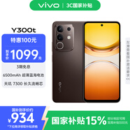 vivo Y300t 8GB+128GB 黑咖 國(guó)家補(bǔ)貼 6500mAh超薄藍(lán)海電池 天璣7300長(zhǎng)久流暢芯 全功能NFC AI手機(jī)