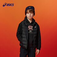 亞瑟士（asics）童裝2025冬季男女童兒童三防科技羽絨馬甲輕量保暖