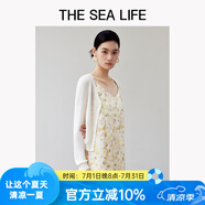 THE SEA LIFE【萊賽爾】針織開衫歐海一生 針織開衫女2025秋季外搭小衫16160 冰淇淋色 S