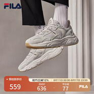 FILA斐樂男鞋男子跑鞋MARS II火星二代復(fù)古運(yùn)動(dòng)鞋減震男鞋 南極灰/雨霧灰-AN 41