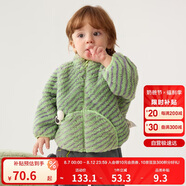 巴拉巴拉兒童外套男童衣服2024女童秋冬寶寶珊瑚絨童裝可愛萌208424105202
