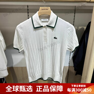 LACOSTEAF9430-102025春季新款女士時尚短袖POLO領(lǐng)針織衫 X0N 165 38/165