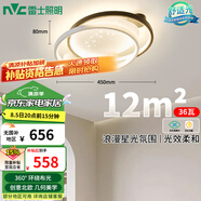 雷士（NVC）星空氛圍客廳燈燈具簡(jiǎn)約LED吸頂燈北歐房間燈書(shū)房-星雨圓包安裝