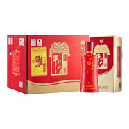 百年牛欄山 白酒 百年紅龍 北京二鍋頭 濃香型 純糧白酒 送禮自飲 38%vol 500mL 6盒 百年紅8整箱