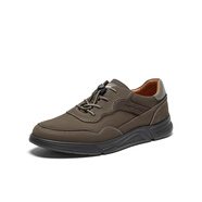 暇步士（Hush Puppies）商場同款秋新款百搭舒適辦公室通勤男休閑皮鞋B7H04CM4 深灰 39