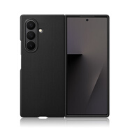 不覺(jué)曉適用三星zfold7手機殼fold7保護套三星折疊屏Galaxy Z Fold7環(huán)保生態(tài)皮保護殼新款Fold6外殼 【環(huán)保生態(tài)皮保護殼-黑色】 三星Galaxy Z Fold7