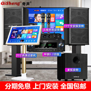 奇聲家庭ktv音響套裝點(diǎn)歌機卡拉ok點(diǎn)唱一體機家用家庭影院K歌會(huì )議室設備全套電視客廳音箱專(zhuān)業(yè)唱歌組合 專(zhuān)業(yè)版+22寸點(diǎn)歌機+話(huà)筒+炮