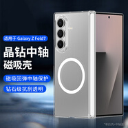 斯得弗 適用三星zfold7手機殼W26保護套高清透亮輕薄防摔磁吸無(wú)線(xiàn)充電中軸保護簡(jiǎn)約風(fēng)后蓋硬殼【透明】