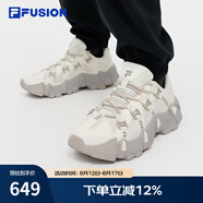 FILAFUSION斐樂(lè )潮牌山脈鞋男鞋老爹鞋新款運動(dòng)休閑鞋 雪白-SW 42