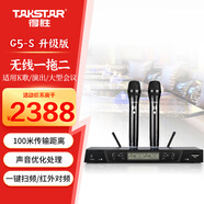 得勝（TAKSTAR）G5-S無(wú)線(xiàn)麥克風(fēng) U段可調頻一拖二專(zhuān)業(yè)無(wú)線(xiàn)話(huà)筒 KTV演出卡拉ok會(huì )議手持無(wú)線(xiàn)麥