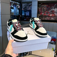 CLENIKEEDNIKE莆田純原 Air 喬1 AJ1低幫籃球鞋煙灰影子灰男女學(xué)生板鞋 黑白色 40