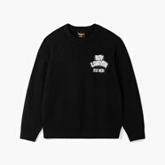 BOY LONDON【范丞丞同款】BOYLONDON25秋新款休閑時(shí)尚潮牌針織衫毛衣N60702 黑色 XS