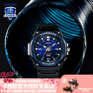 卡西歐（CASIO） 男表女表卡西歐手表男女情侶表學生時尚運動表太陽能雙顯電子表 MW-620H-2AVDF卡多魯 新一代