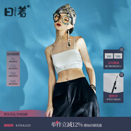 日著原創(chuàng)女裝2024修身氣質(zhì)百搭內(nèi)搭打底吊帶抹胸背心 影白 M