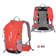 艾王品牌新款戶外騎行背包25L懸浮登山包雙肩包超輕旅行徒步雙肩背包 橙色25L 新款 25升（贈(zèng)防雨罩+頭盔網(wǎng)+手機(jī)包）