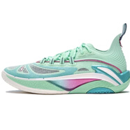 李寧（LI-NING）反伍男子籃球外場鞋ABFV007 米白色/素卡其 43.5