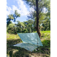 YWZREarthgear戶(hù)外超輕地布露營(yíng)天幕帳篷防水防潮鋪地席地膜裝備UL 超輕尼龍雙人版2.2x1.3m 帶掛點(diǎn)