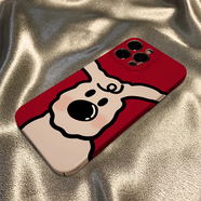 園翌玩偶小狗卡通適用iphone16promax手機(jī)殼蘋果1514全包oppore2小米13保護(hù)套vivos19小眾11華為mate60 FL精孔WQ1007242A玩偶小狗 OPPO A58
