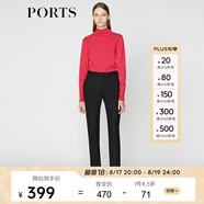PORTS寶姿商場(chǎng)同款秋冬新品女裝長(zhǎng)袖套頭衫LA9K503GZH008 杜鵑紅 XS