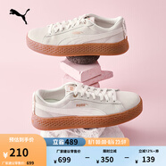 彪馬（PUMA）【厚底鞋】復(fù)古增高松糕鞋女低幫休閑鞋 PLATFORM 366928 米白色-金色-04 36
