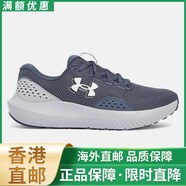 安德瑪（Under Armour）25男鞋 UA Surge 4 輕便舒適緩沖支撐男士跑步運(yùn) 暴雨灰 - 044 40