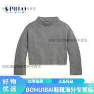 拉夫勞倫（Ralph Lauren）拉夫勞倫女裝 24年秋寬松版針織毛衫毛衣RL26089 020-灰色 S