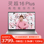 戴爾（DELL） 靈越16Plus 16英寸i7光追獨(dú)顯大屏創(chuàng)作本設(shè)計(jì)師學(xué)生辦公剪輯制圖7620輕薄游戲筆記本電腦 靈越7630【i5-13420H 2.5K護(hù)眼屏】 16G內(nèi)存 1TB高速固態(tài) 定制