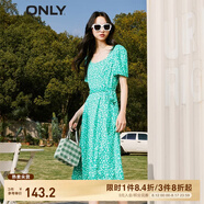 ONLY法式茶歇收腰中長(cháng)裙氣質(zhì)雪紡碎花連衣裙女|123207068 H40 水果盛宴印花 M 165/84A