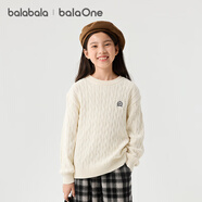 巴拉巴拉balaOne童裝兒童毛衣男女童2025冬毛衫針織衫親子裝209425103205