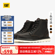 CAT卡特馬丁靴工裝鞋男鞋新復(fù)古回潮機(jī)車靴P7049/P712950/P712947 黑色P712947 41