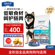 伯納天純舒純鴨肉梨低敏成犬幼犬狗糧12kg/24斤