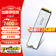 華碩（ASUS）主板可用M.2硬盤 威剛S70B硬盤 PCIe4.0 暢玩黑神話悟空 臺(tái)式電腦筆記本SSD固態(tài)硬盤 2TB 白色