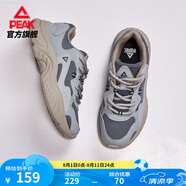 匹克（PEAK）小胖鞋2.0新款男鞋復(fù)古厚底增高老爹鞋女輕便運(yùn)動(dòng)休閑鞋 【男款常規(guī)】銀灰/深灰 39