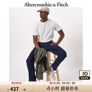 ABERCROMBIE & FITCH男裝春秋美式復古潮流寬松經(jīng)典直筒奇諾褲卡其褲KI130-2617 海軍藍 32 /34 (185/82A)
