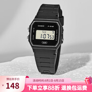 卡西歐手表 時尚簡約復(fù)古小方塊 潮流運動百搭電子表學(xué)生表考試表 F-91WB-1A