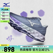 美津濃（MIZUNO）25年新款 運動鞋男女跑步鞋透氣緩震回彈慢跑鞋WAVE SKY 8